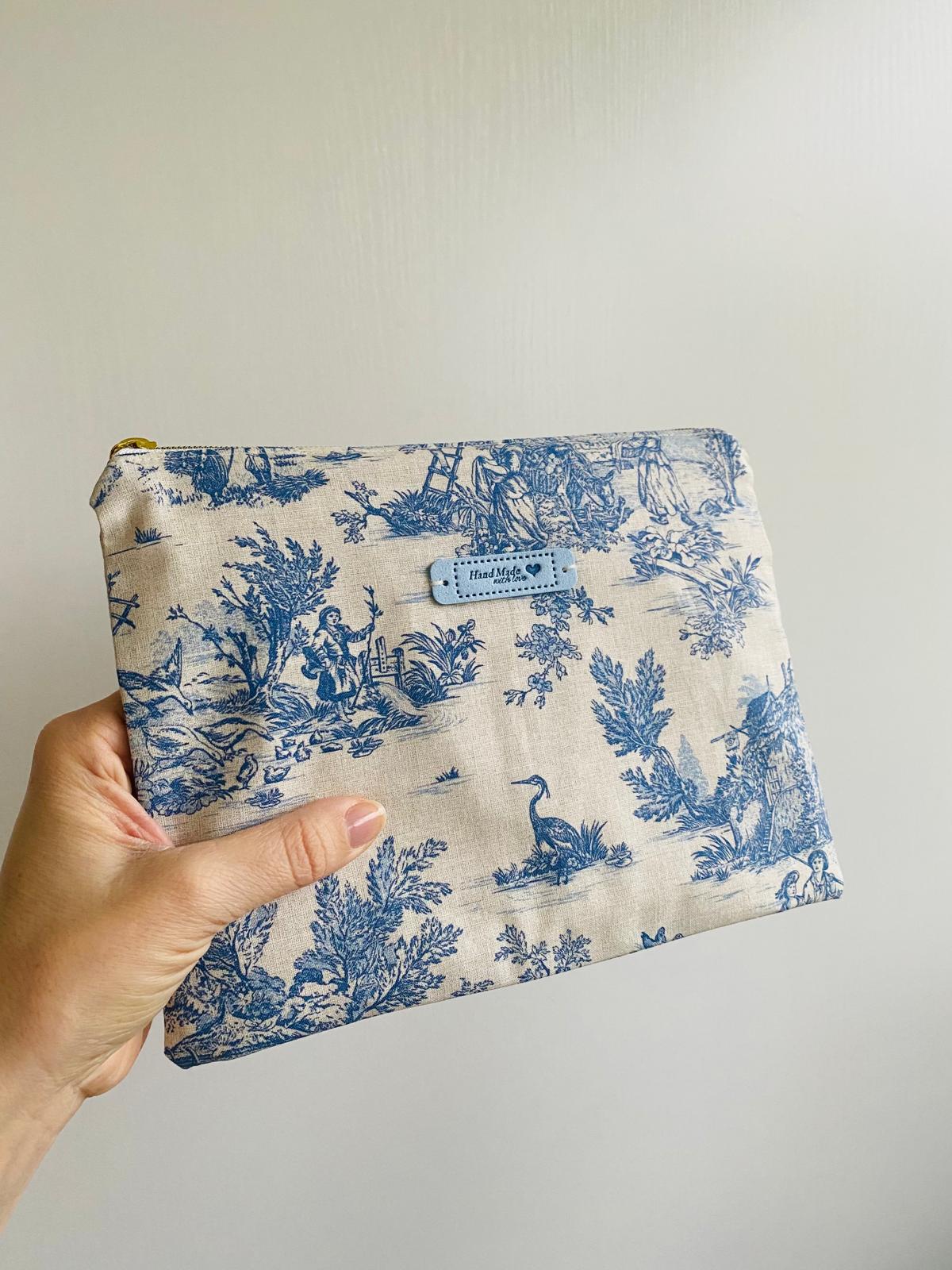 Les p'tites pochettes - Toile de jouy