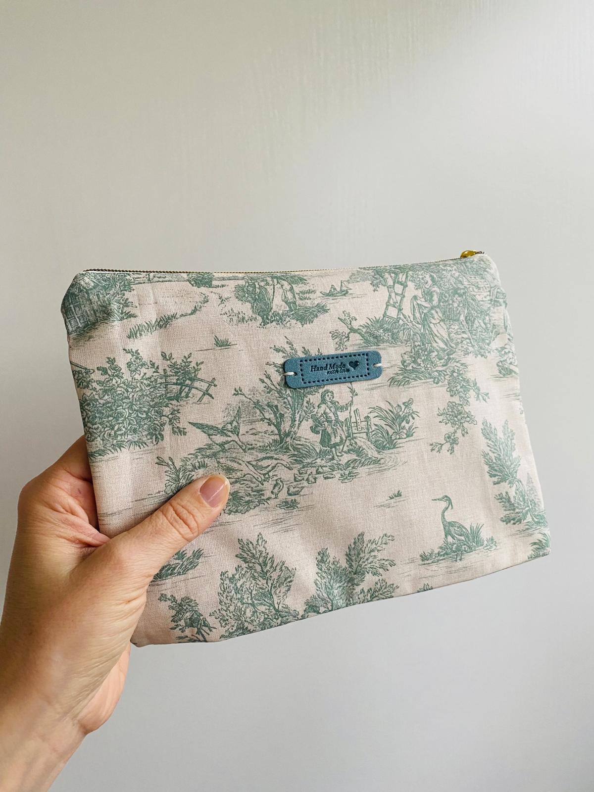 Les p'tites pochettes - Toile de jouy