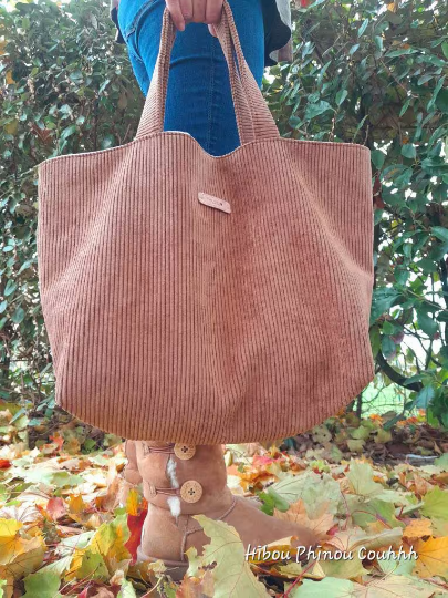Upcycled velvet tote bag